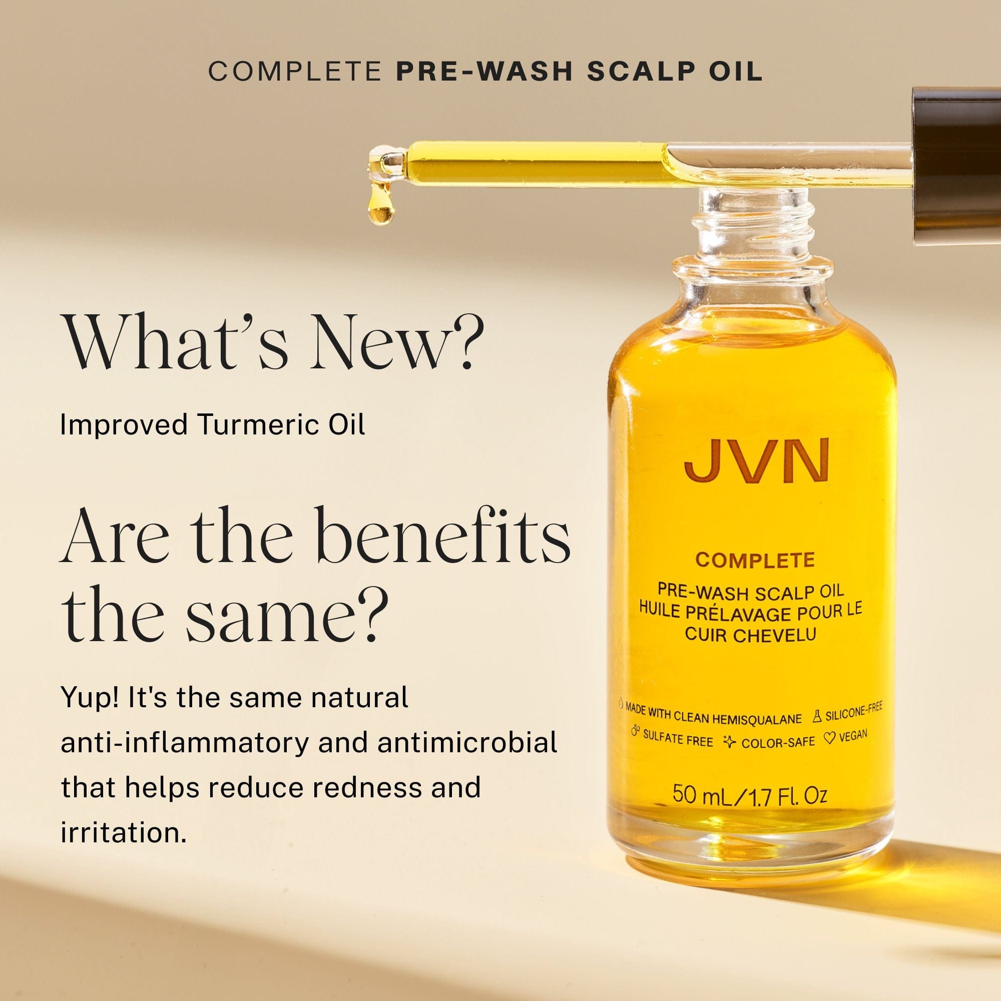 JVN Treatment Pre-Wash Scalp Oil (New Formula) JVN Pre-Wash Scalp Oil | Rosemary-Infused Scalp Treatment sulfate-free silicone-free sustainable